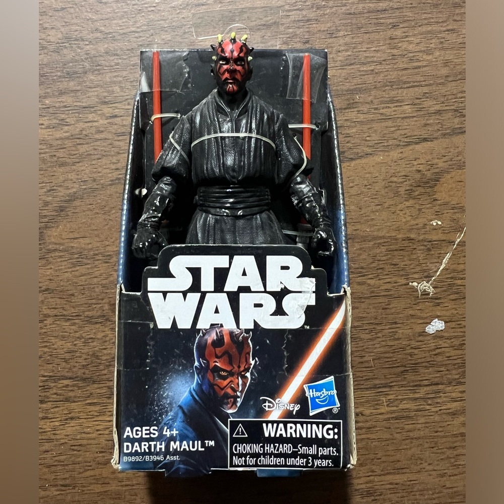 STAR WARS DARTH MAUL  6" INCH NEW IN PACKAGE HASBRO / DISNEY